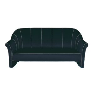 Velvet Three Seat Sofa