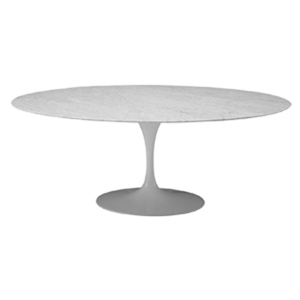 Oval Tulip Dining Table - H 28